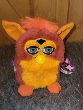 Vtg 1999 Tiger Electronics Furby Rooster Orange Red Model 70-800 Generation 5